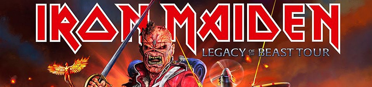Iron Maiden Legacy of the Beast Tour Live in Dubai - CANCELLED