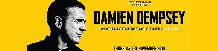 McGettigan’s Presents Damien Dempsey Live in Dubai Nov 2018