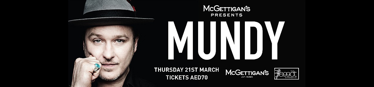 McGettigan's Presents Mundy Live