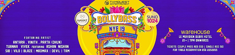 Tamquest Bollybass New Year's Eve 2019