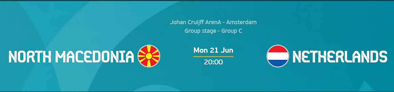 Euro 2020: North Macedonia vs Netherlands
