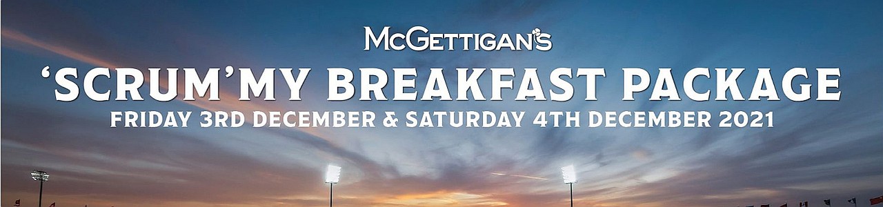 McGettigan's JLT Scrum'my Breakfast Package